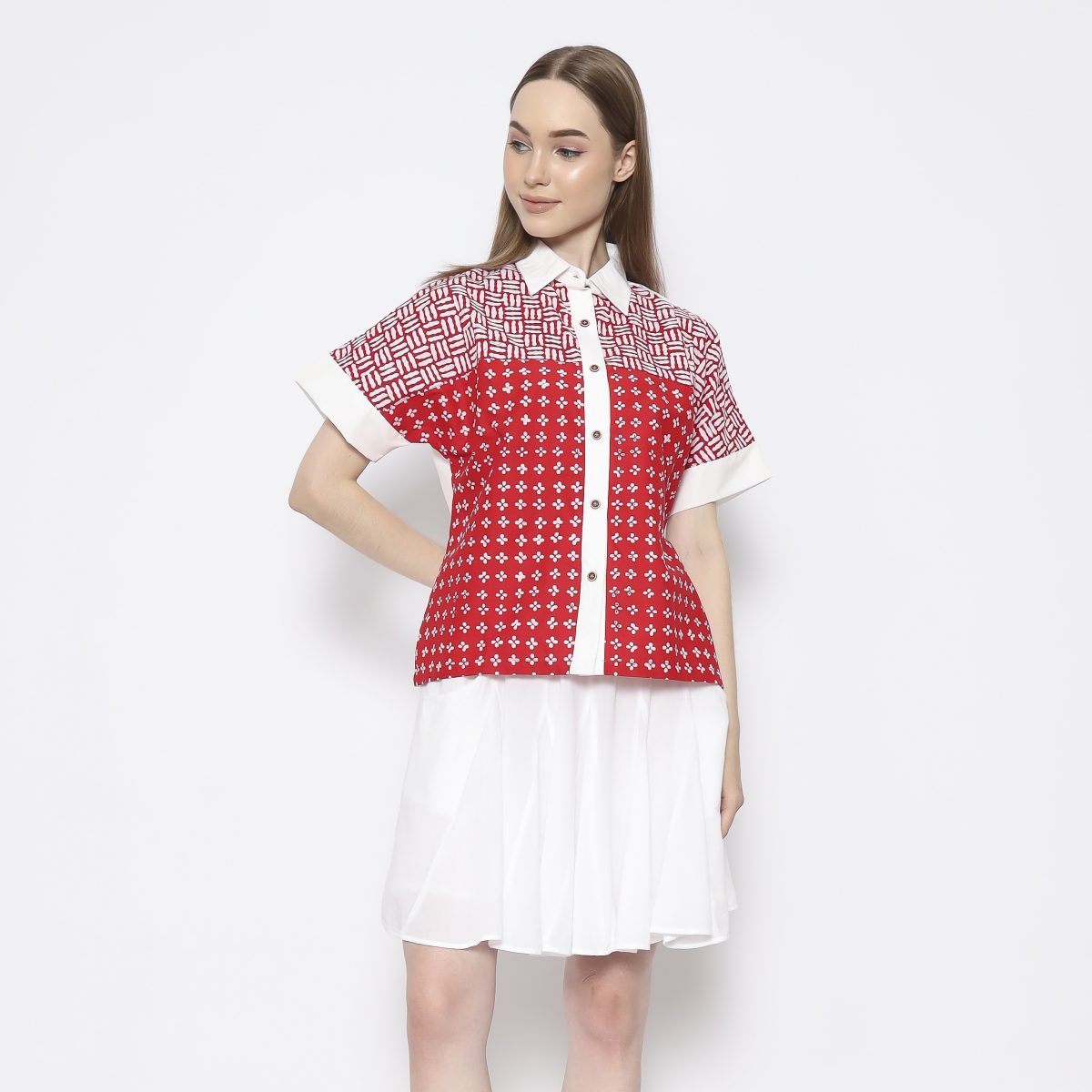 Sherrie Shirt Red - Image 4