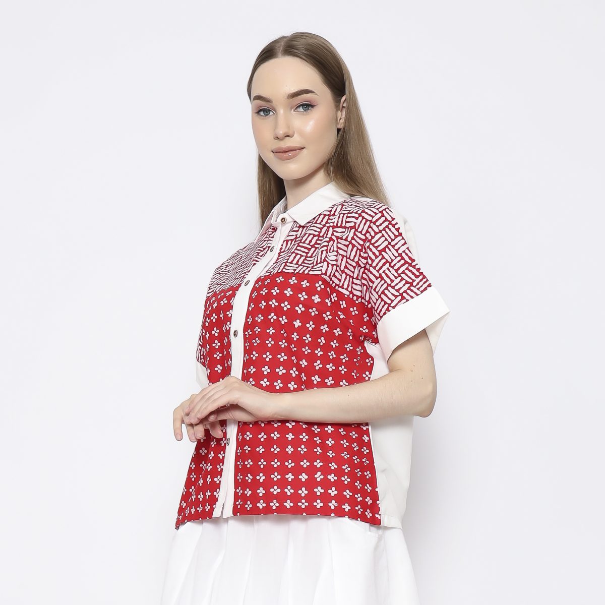 Sherrie Shirt Red - Image 3