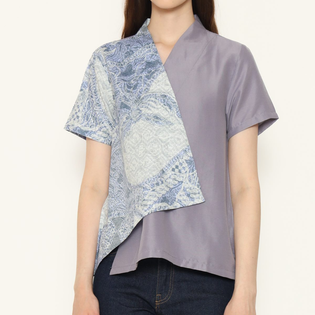 Leslie Blouse Blue - Image 2