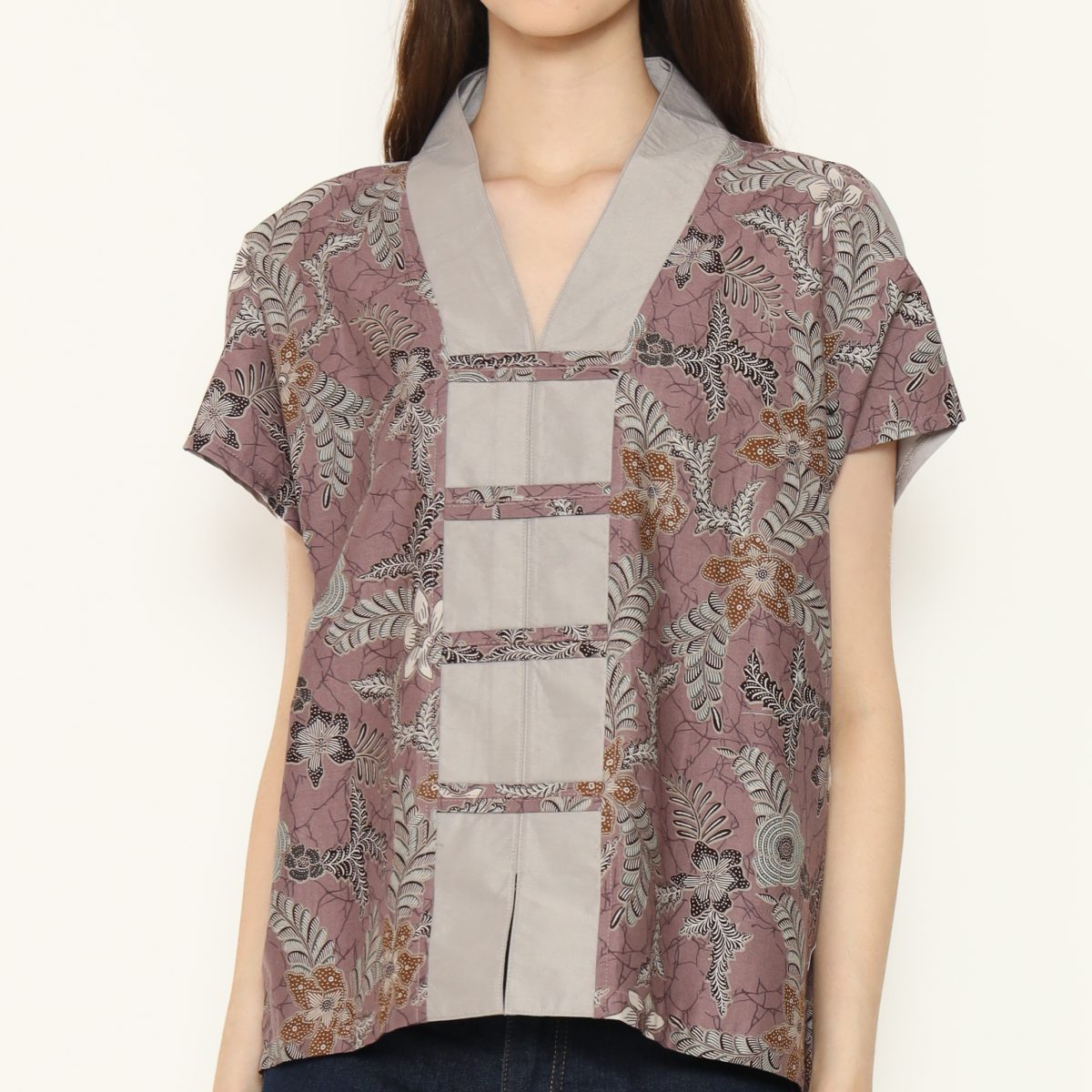 Olivia Blouse Mauve - Image 2