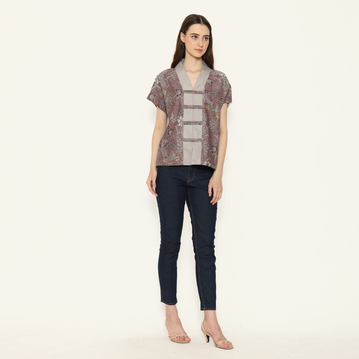 Olivia Blouse Mauve - Image 4
