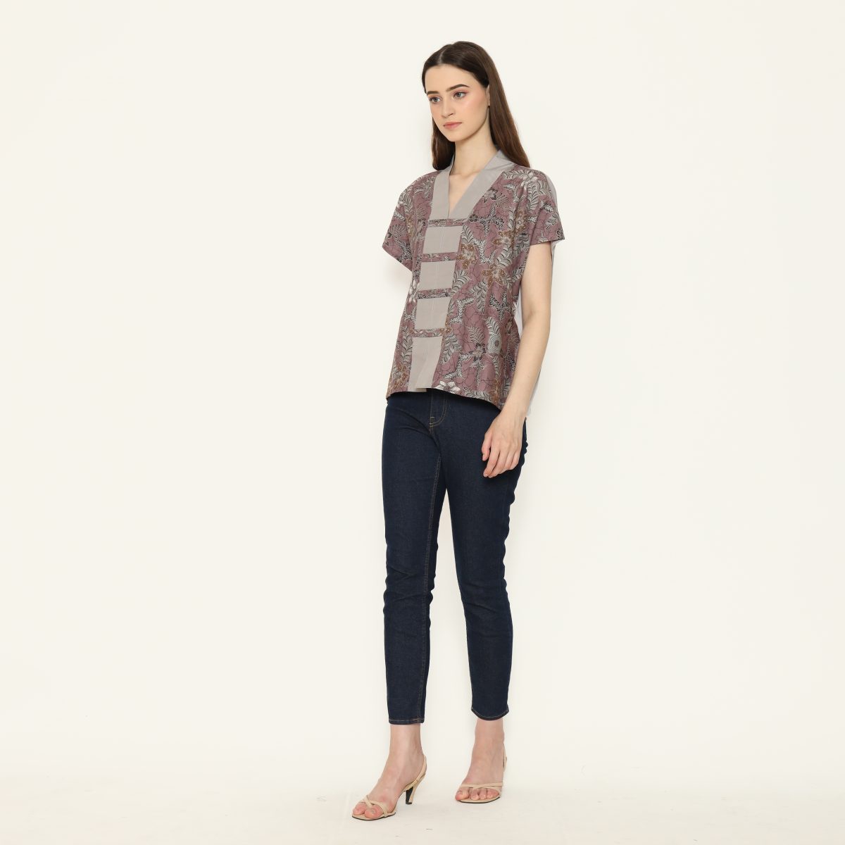 Olivia Blouse Mauve - Image 3