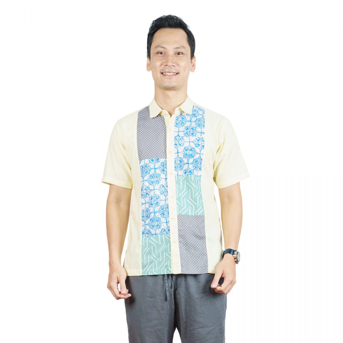Todd Shirt Yellow Blue