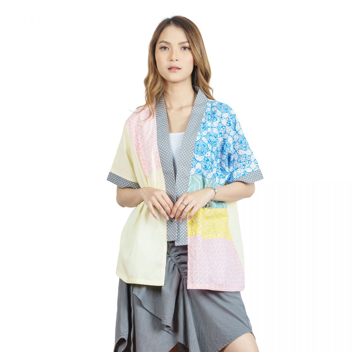 Tapestries Blazer Yellow Blue