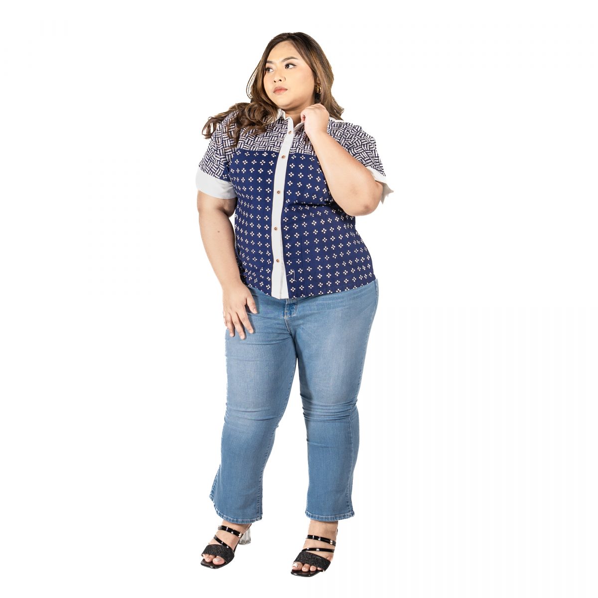 Sherrie Shirt Navy - Image 6