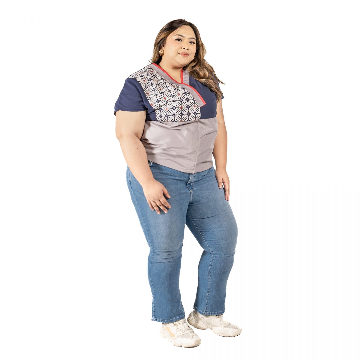 Renita Blouse Navy - Image 6