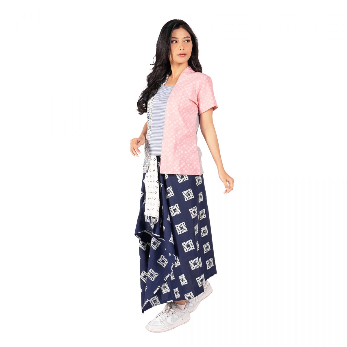 Sheisha Blouse Pink Grey - Image 4