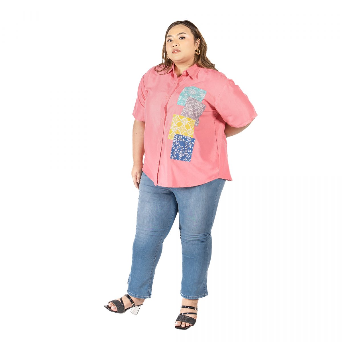 Mozaic Shirt Pink - Image 3