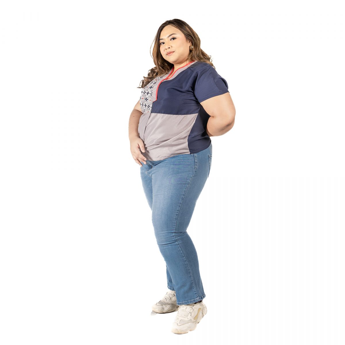 Renita Blouse Navy - Image 8