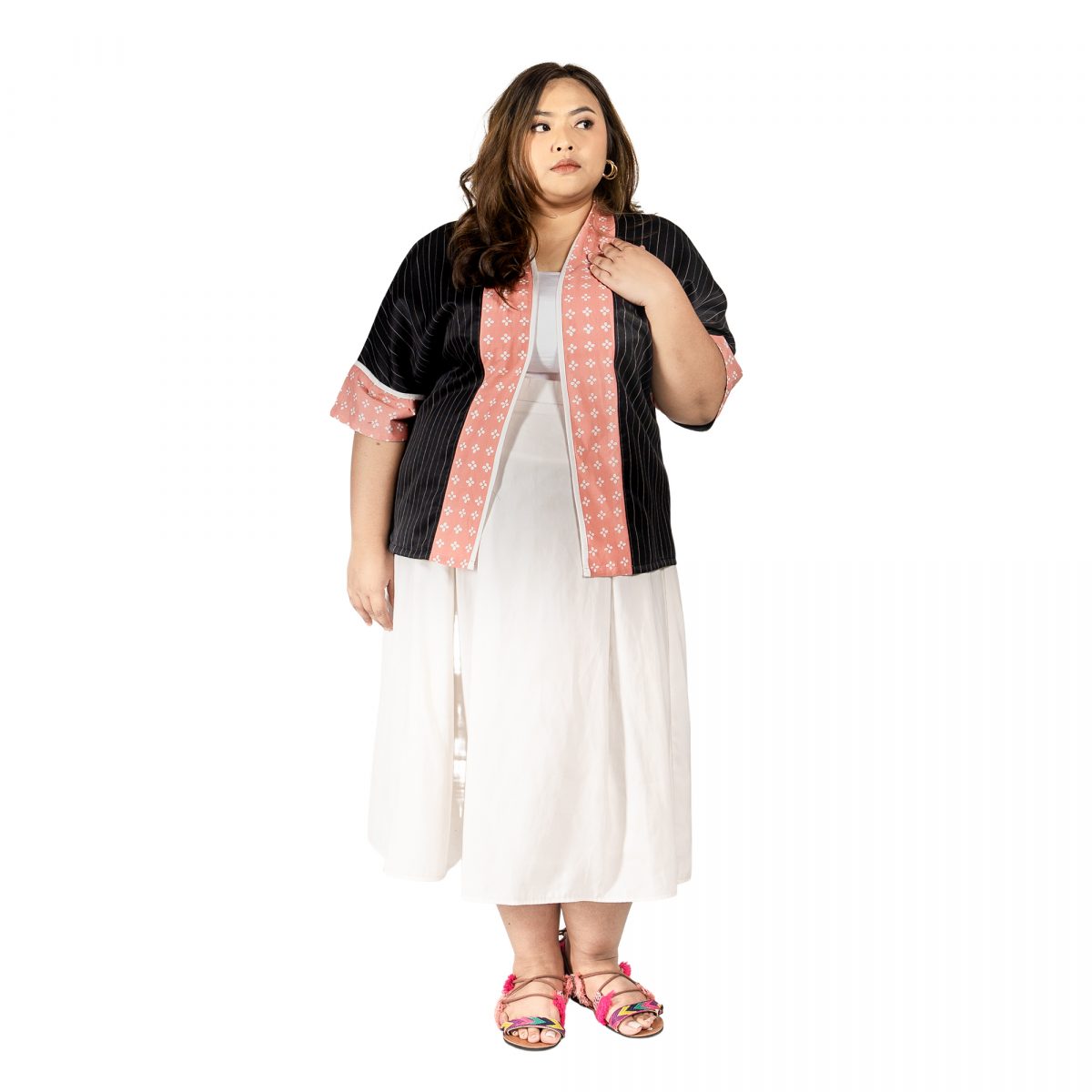 Divya Blazer Pink Black - Image 6