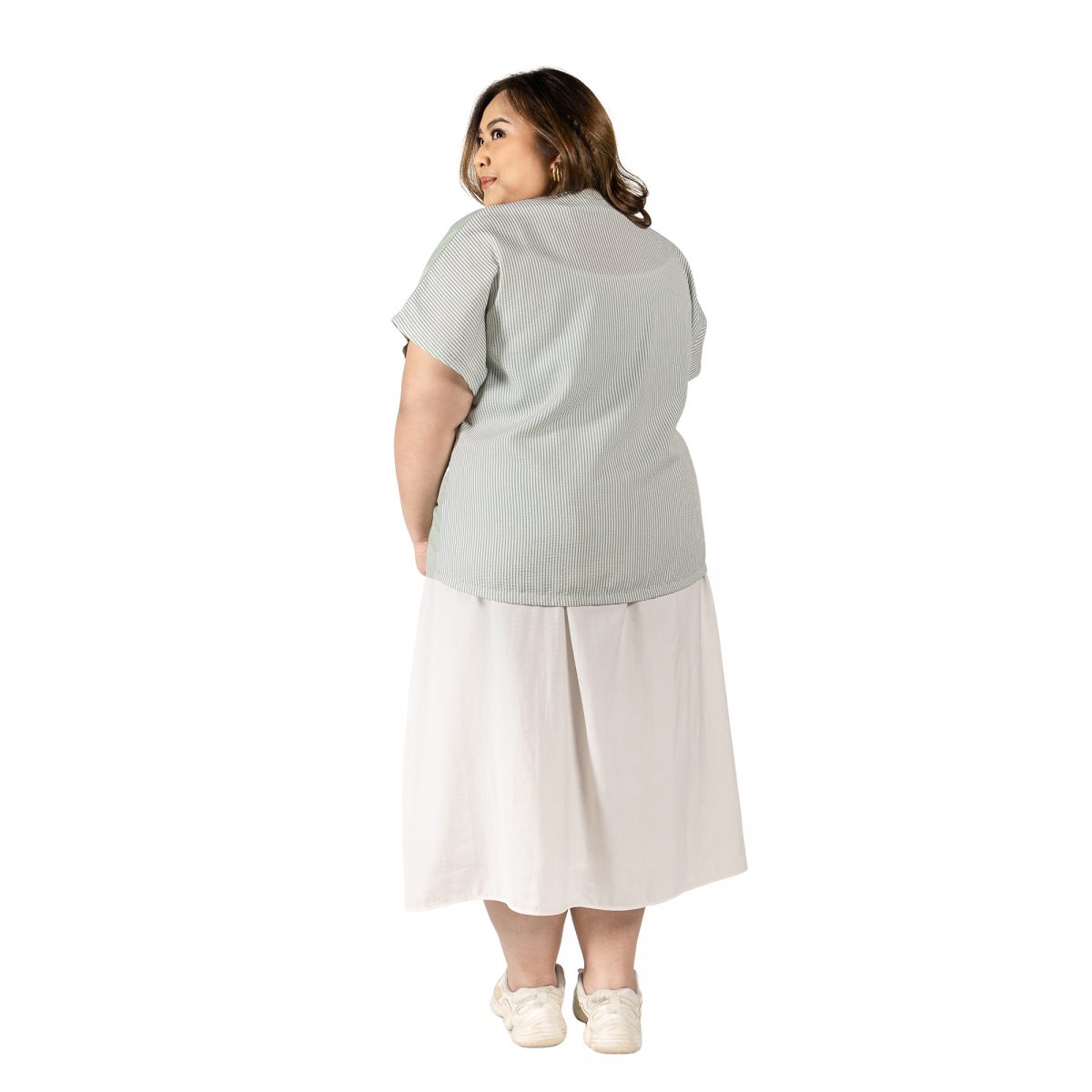 Belle Blouse Green Yellow - Image 5
