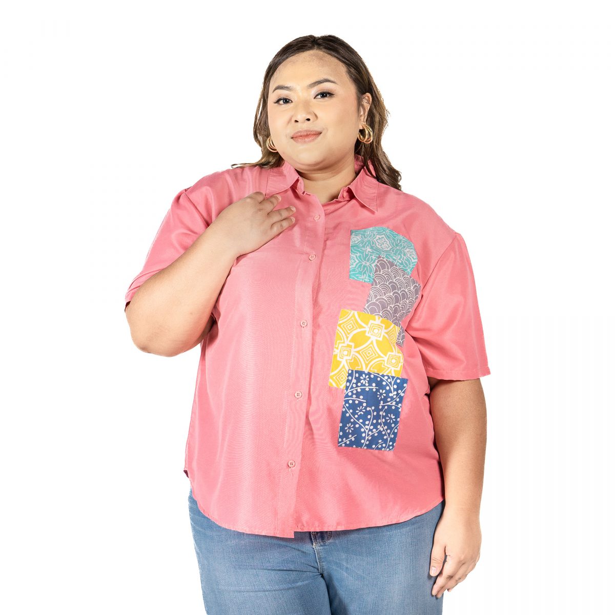 Mozaic Shirt Pink