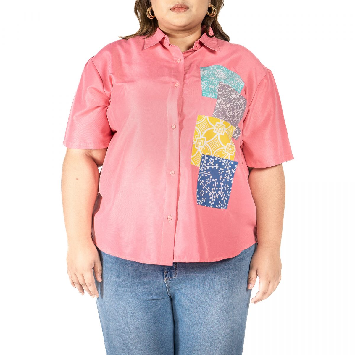 Mozaic Shirt Pink - Image 2