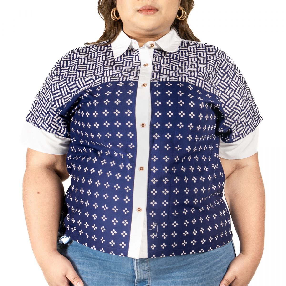Sherrie Shirt Navy - Image 2