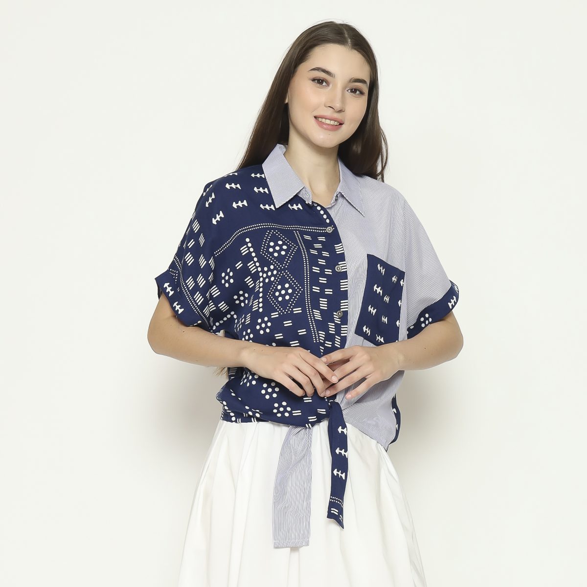 Esther Shirt Stripe Navy