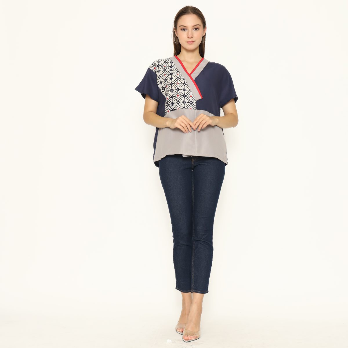 Renita Blouse Navy - Image 11