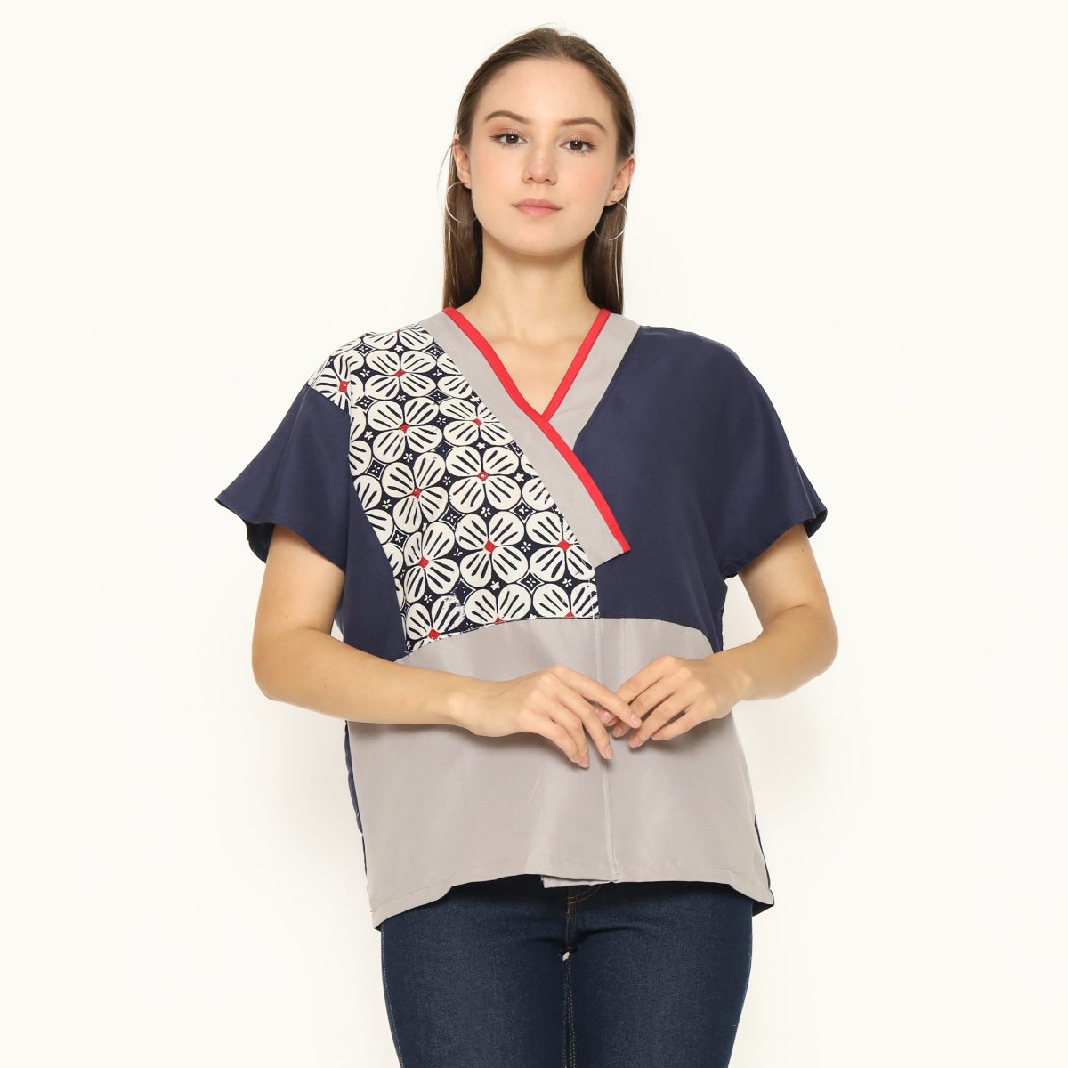 Renita Blouse Navy