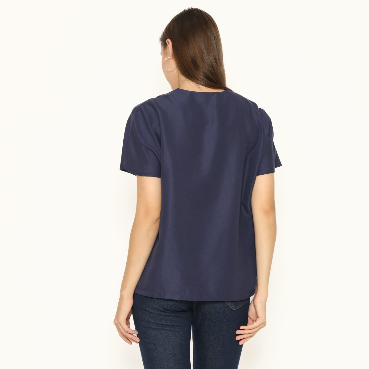 Renita Blouse Navy - Image 9