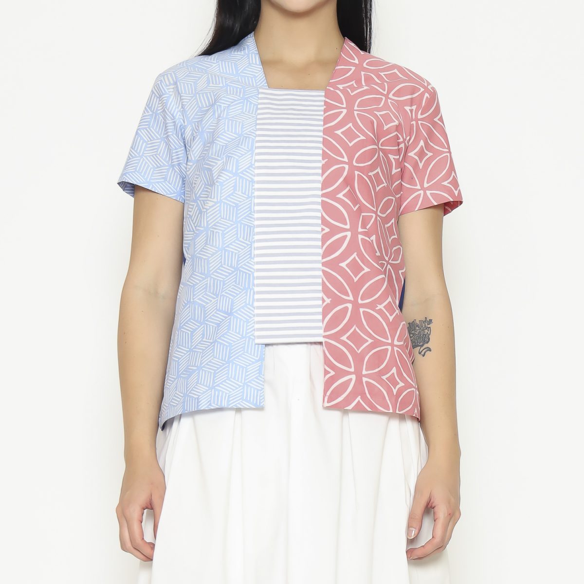 Sheisha Blouse Pink Blue - Image 2