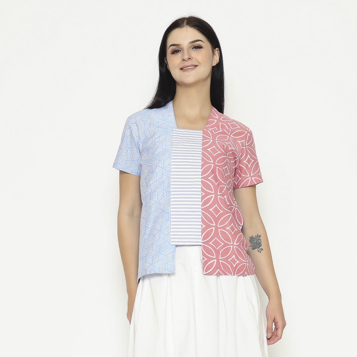 Sheisha Blouse Pink Blue