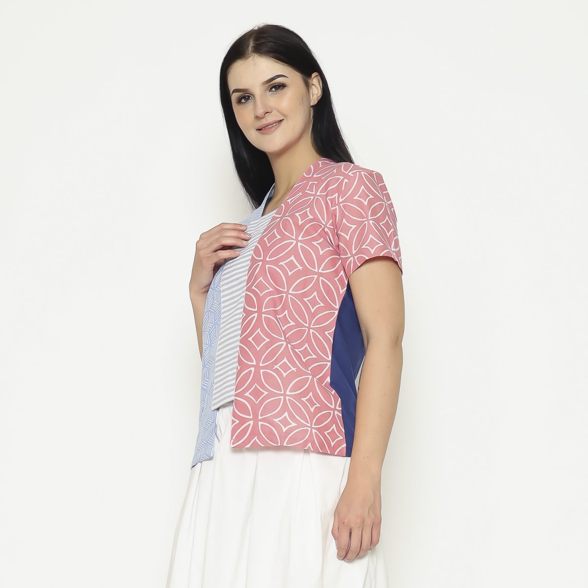 Sheisha Blouse Pink Blue - Image 3