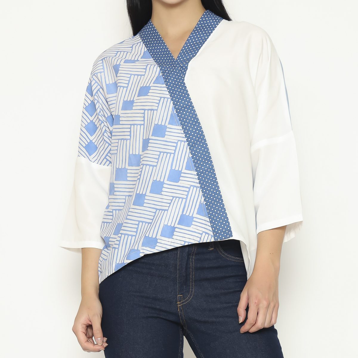 Emma Blouse Blue - Image 2