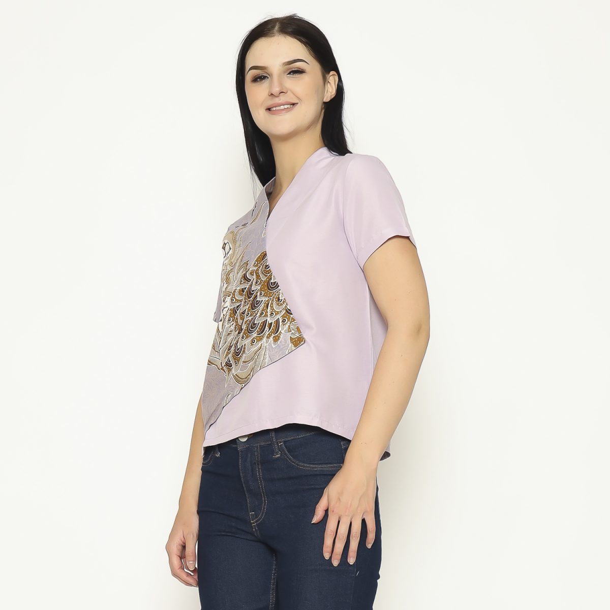 Leslie Blouse Soft Purple - Image 4