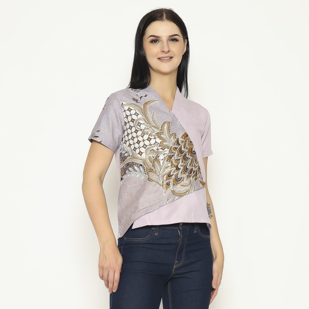 Leslie Blouse Soft Purple - Image 3