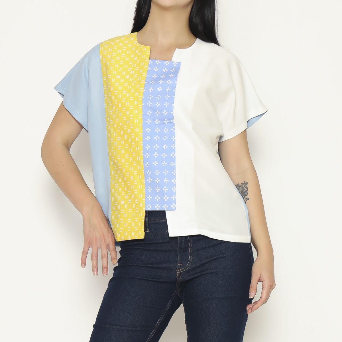 Novina Blouse Yellow - Image 2