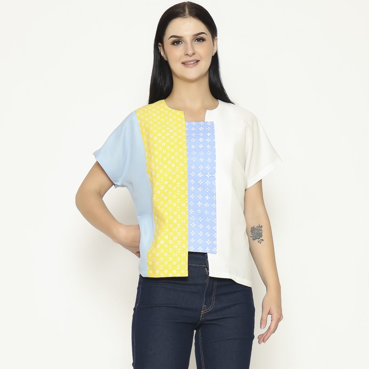 Novina Blouse Yellow - Image 3