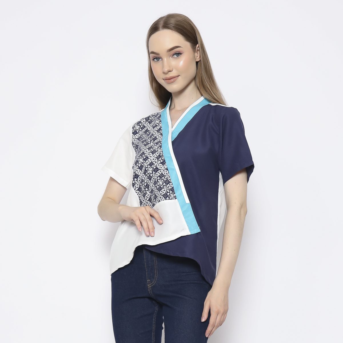 Lily Blouse Navy