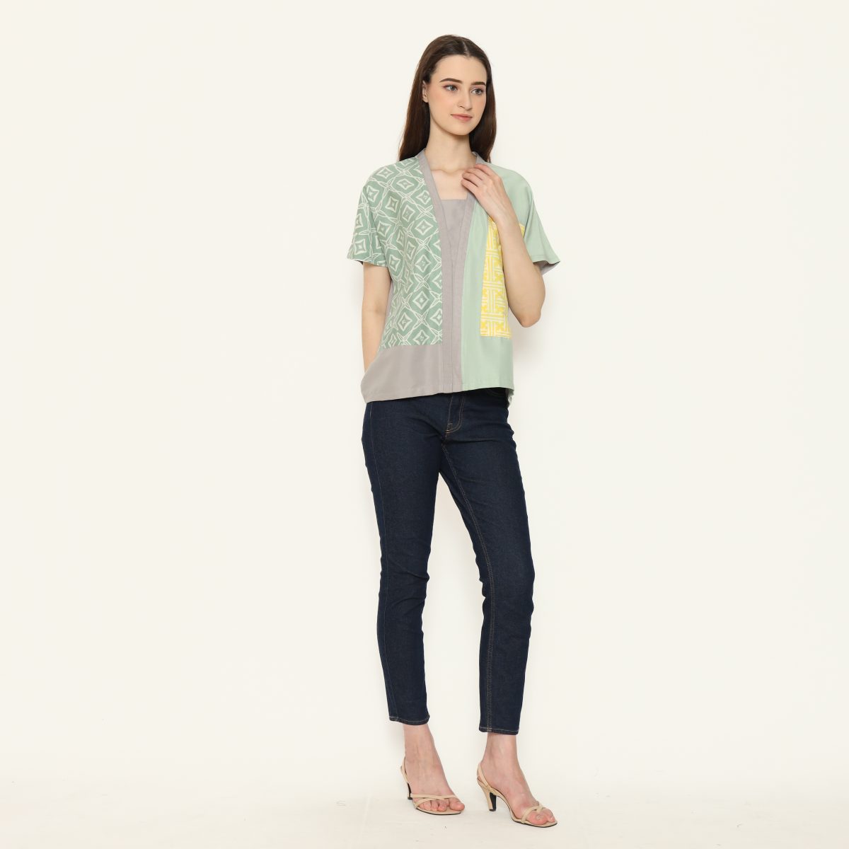 Ria Blouse Green - Image 3