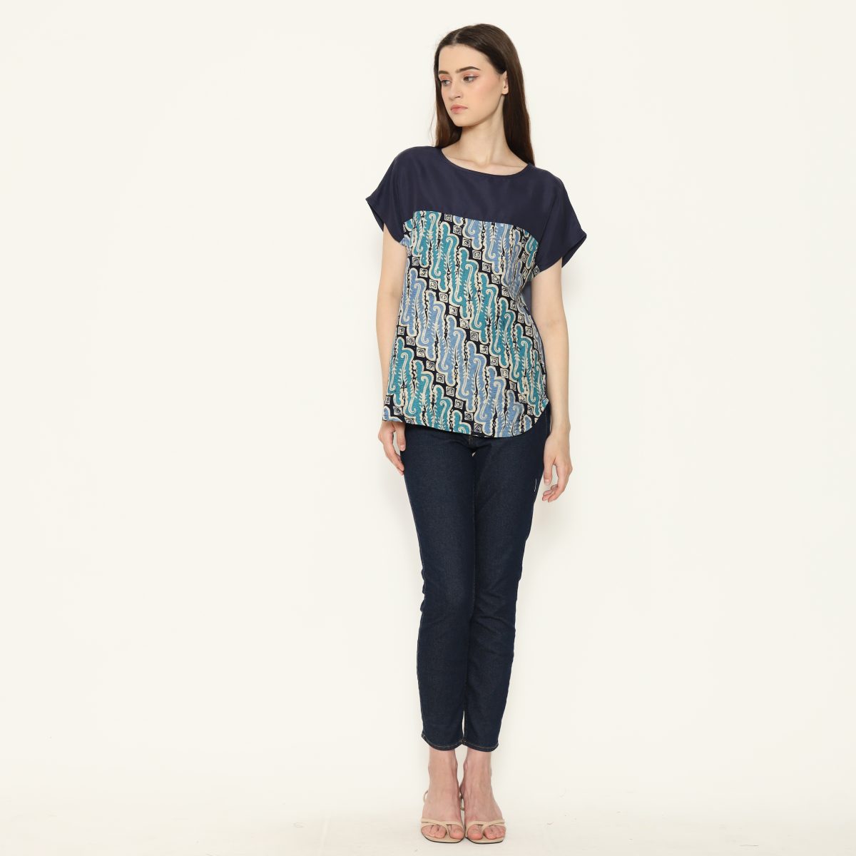 Forever Blouse Navy - Image 8