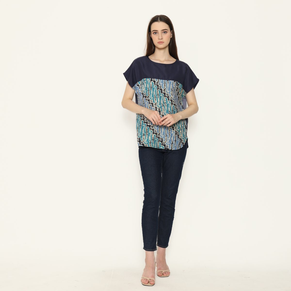 Forever Blouse Navy - Image 7