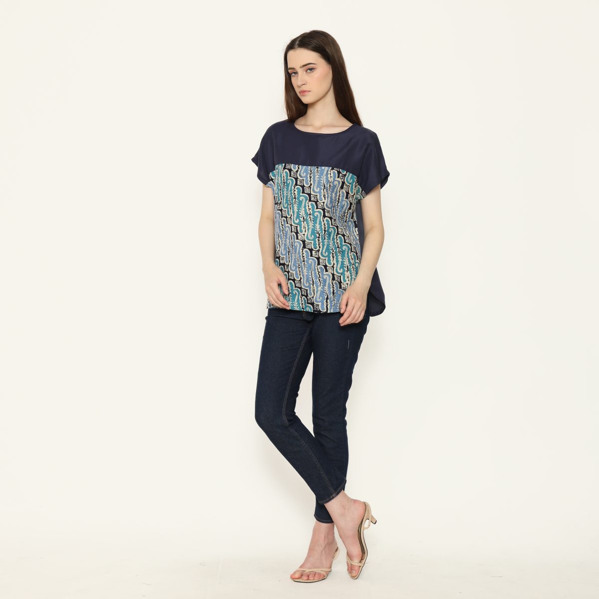 Forever Blouse Navy - Image 5