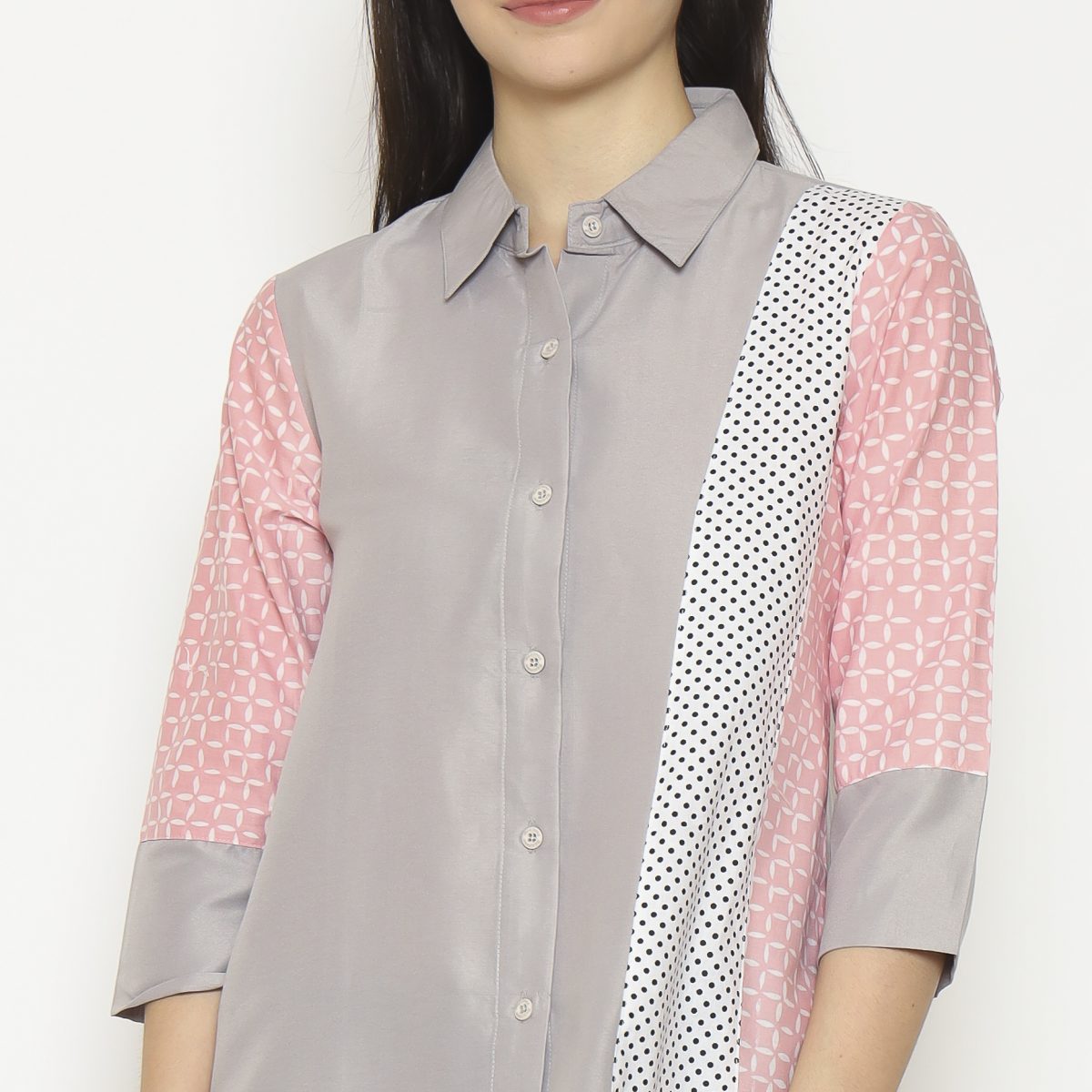 Clarine Shirt Taupe Pink - Image 2