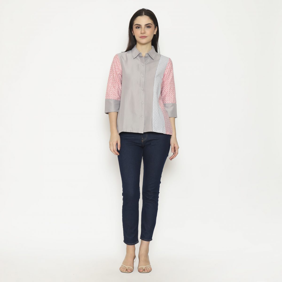 Clarine Shirt Taupe Pink - Image 7