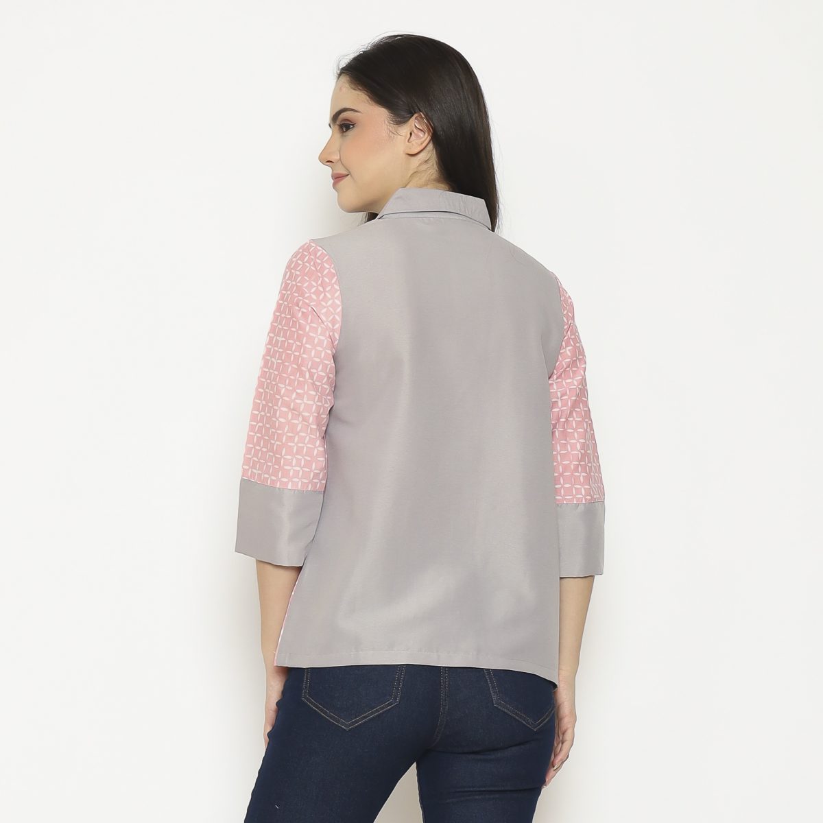 Clarine Shirt Taupe Pink - Image 6