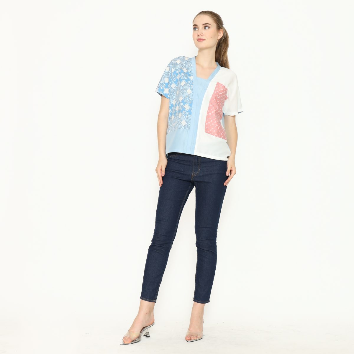 Ria Blouse Blue - Image 6