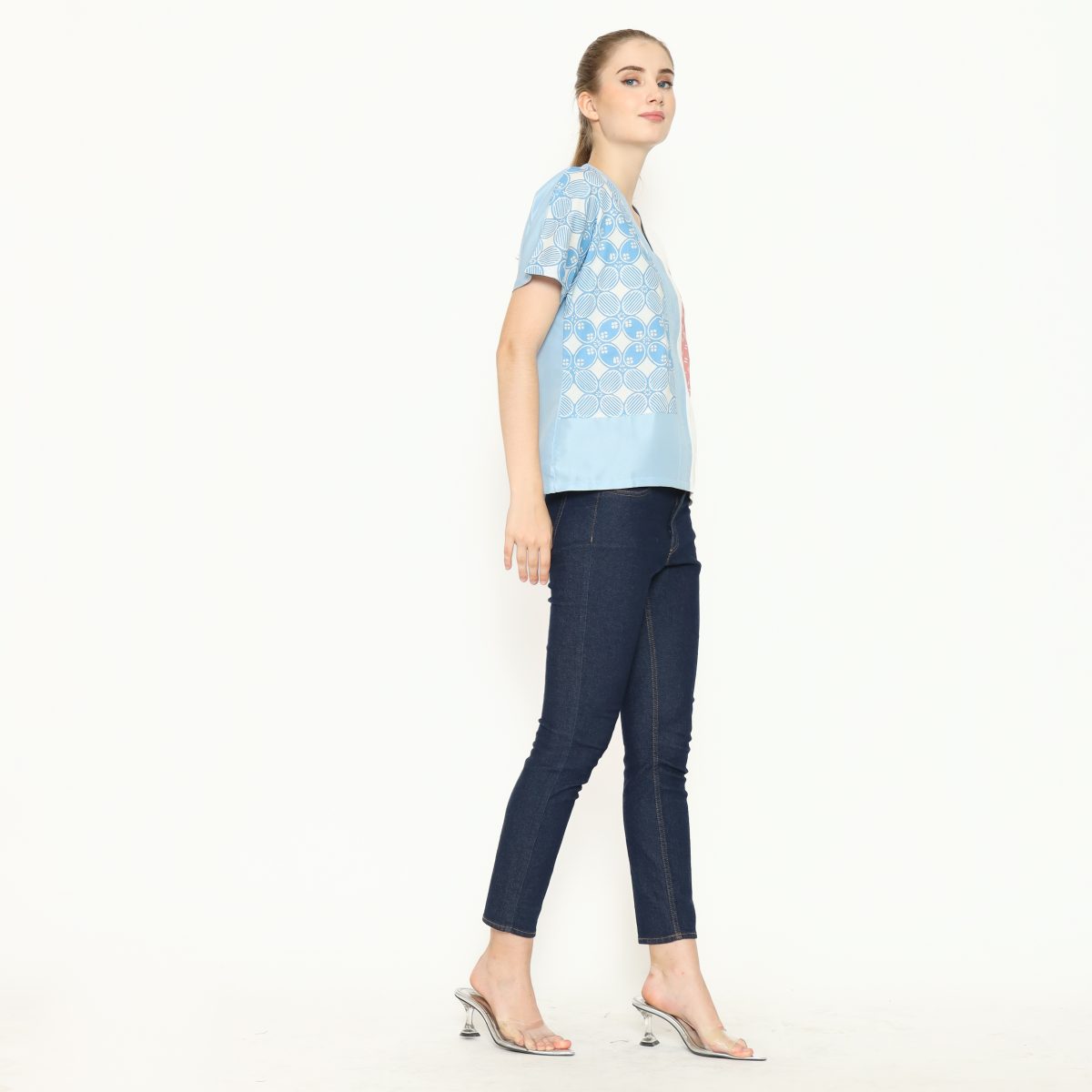 Ria Blouse Blue - Image 8