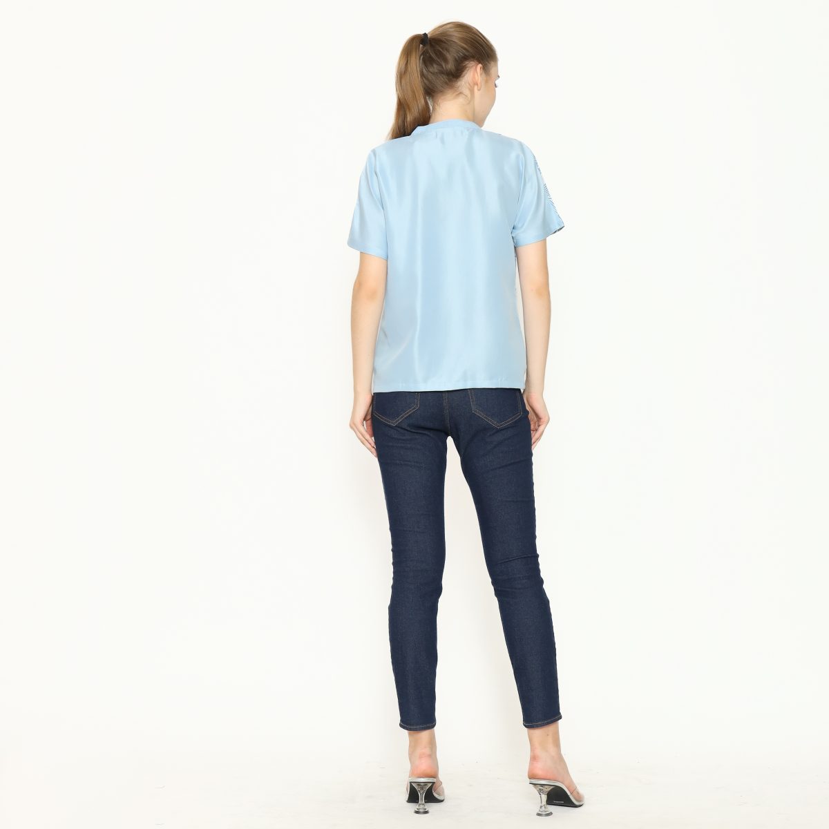 Ria Blouse Blue - Image 10