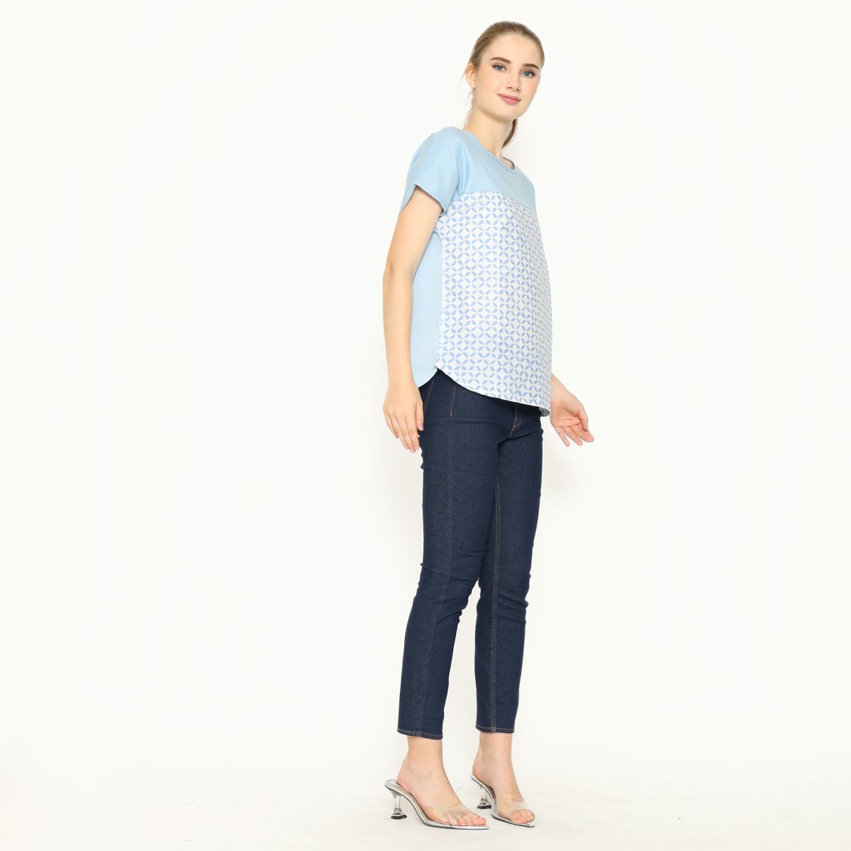 Forever Blouse Blue - Image 3