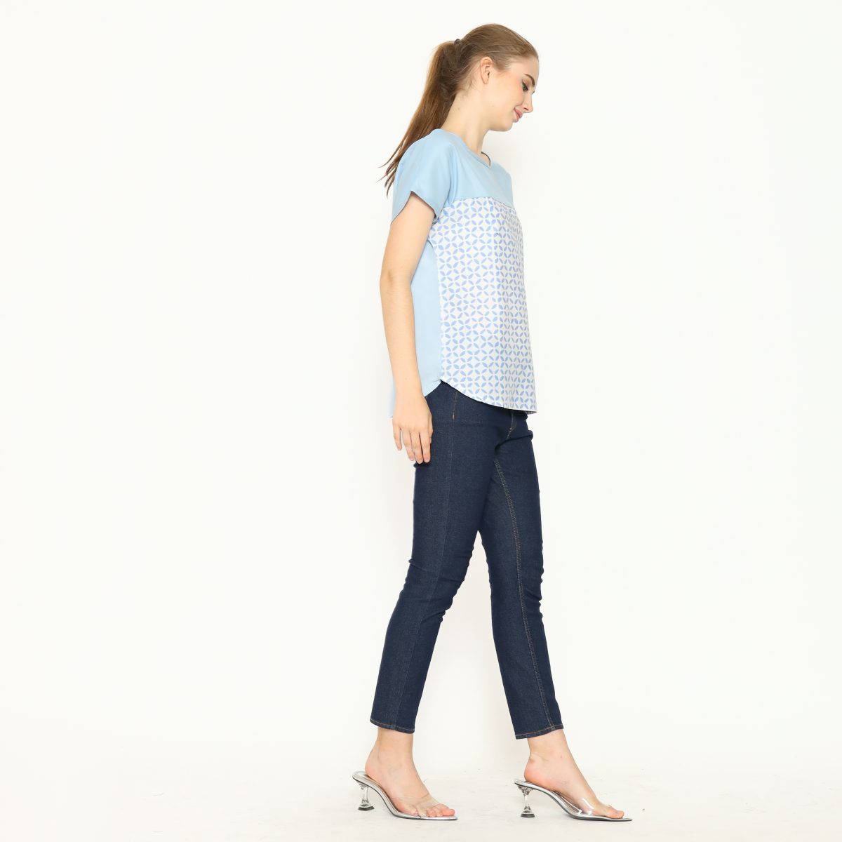 Forever Blouse Blue - Image 4