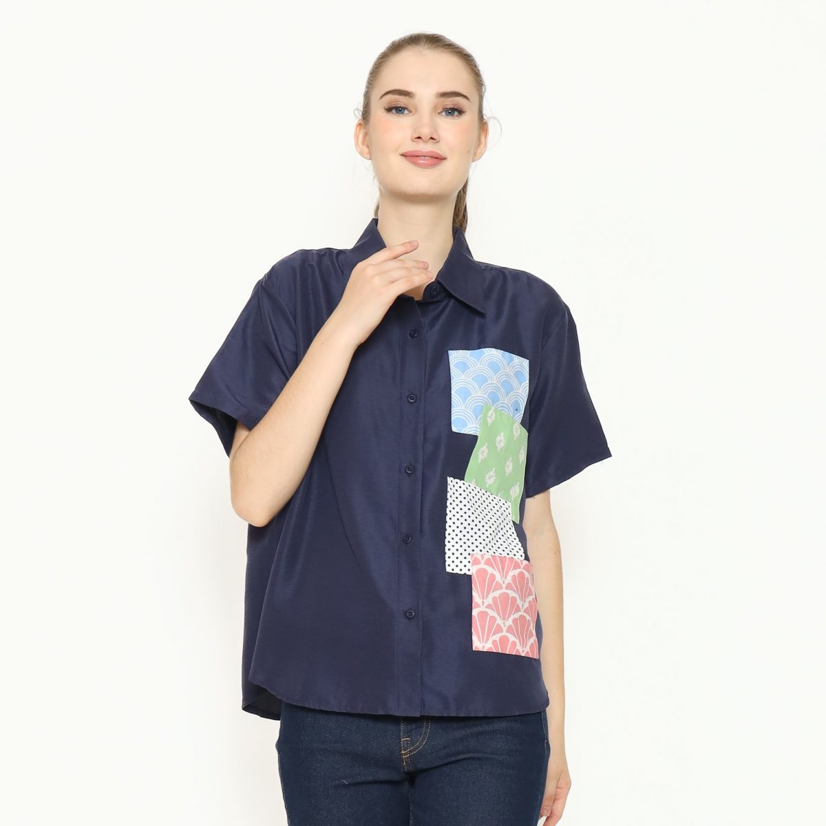 Mozaic Shirt Navy