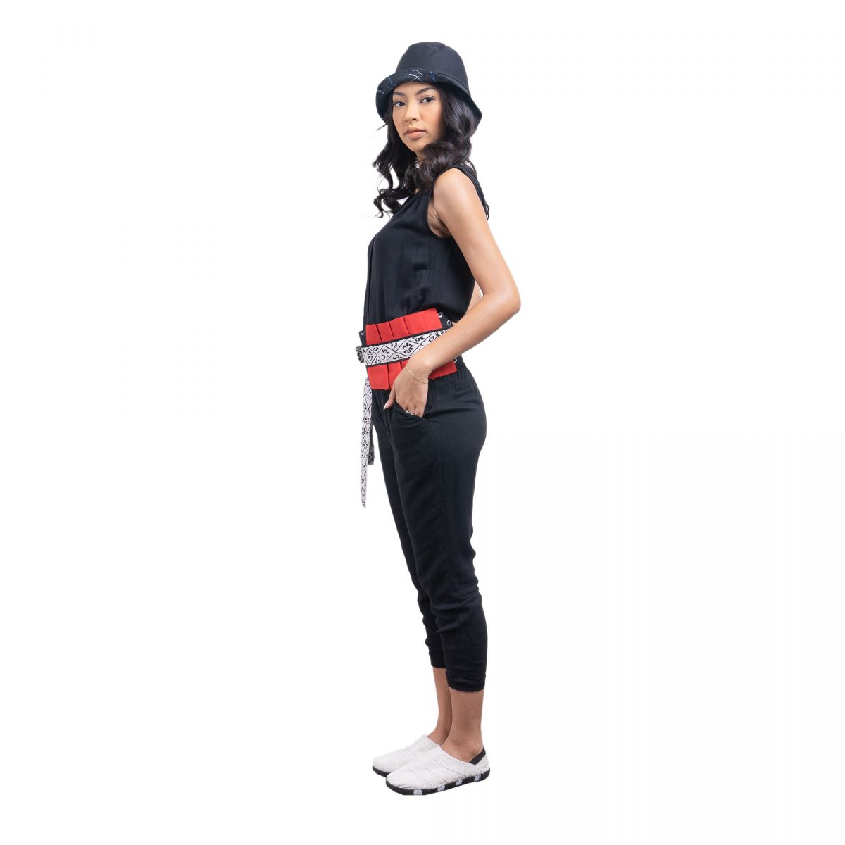 Obi Belt Black Cream - Image 4