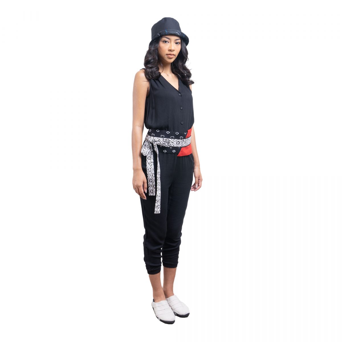 Obi Belt Black Cream - Image 3