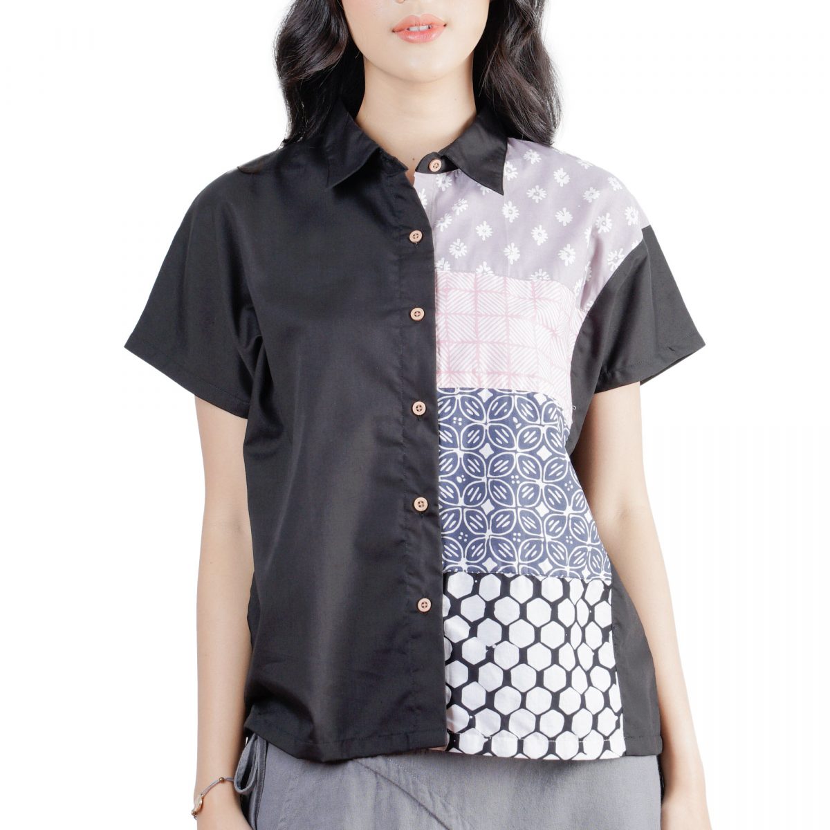 Modest Shirt Black - Image 2