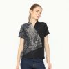 Leslie 2 Blouse Black Grey