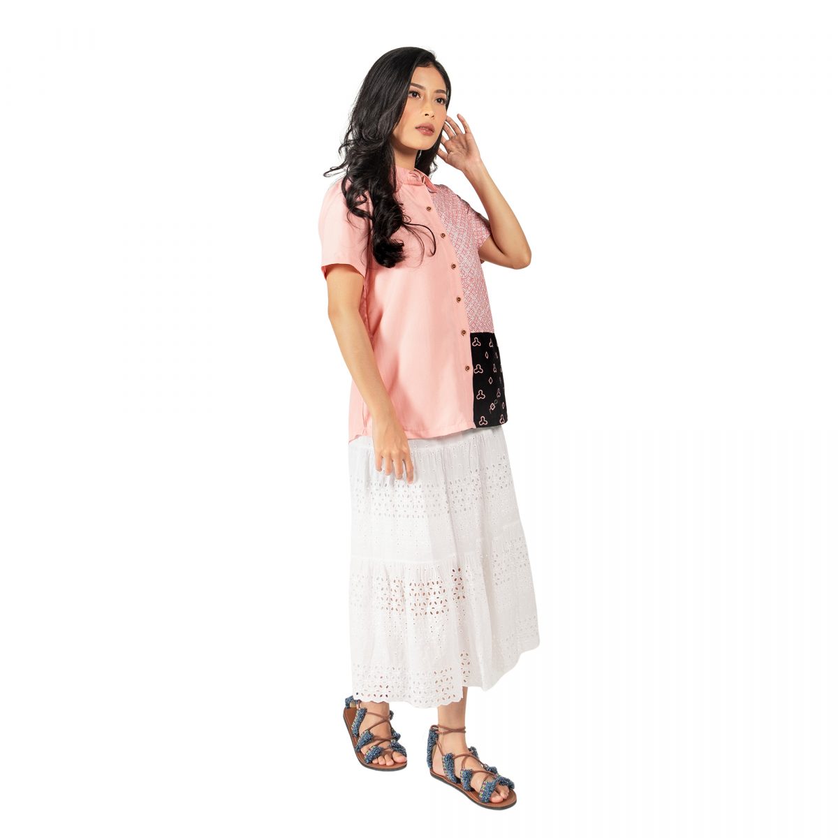 Agnes Shirt Pink - Image 4