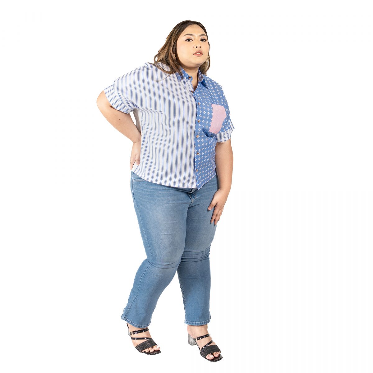 Miyako Shirt Blue - Image 4